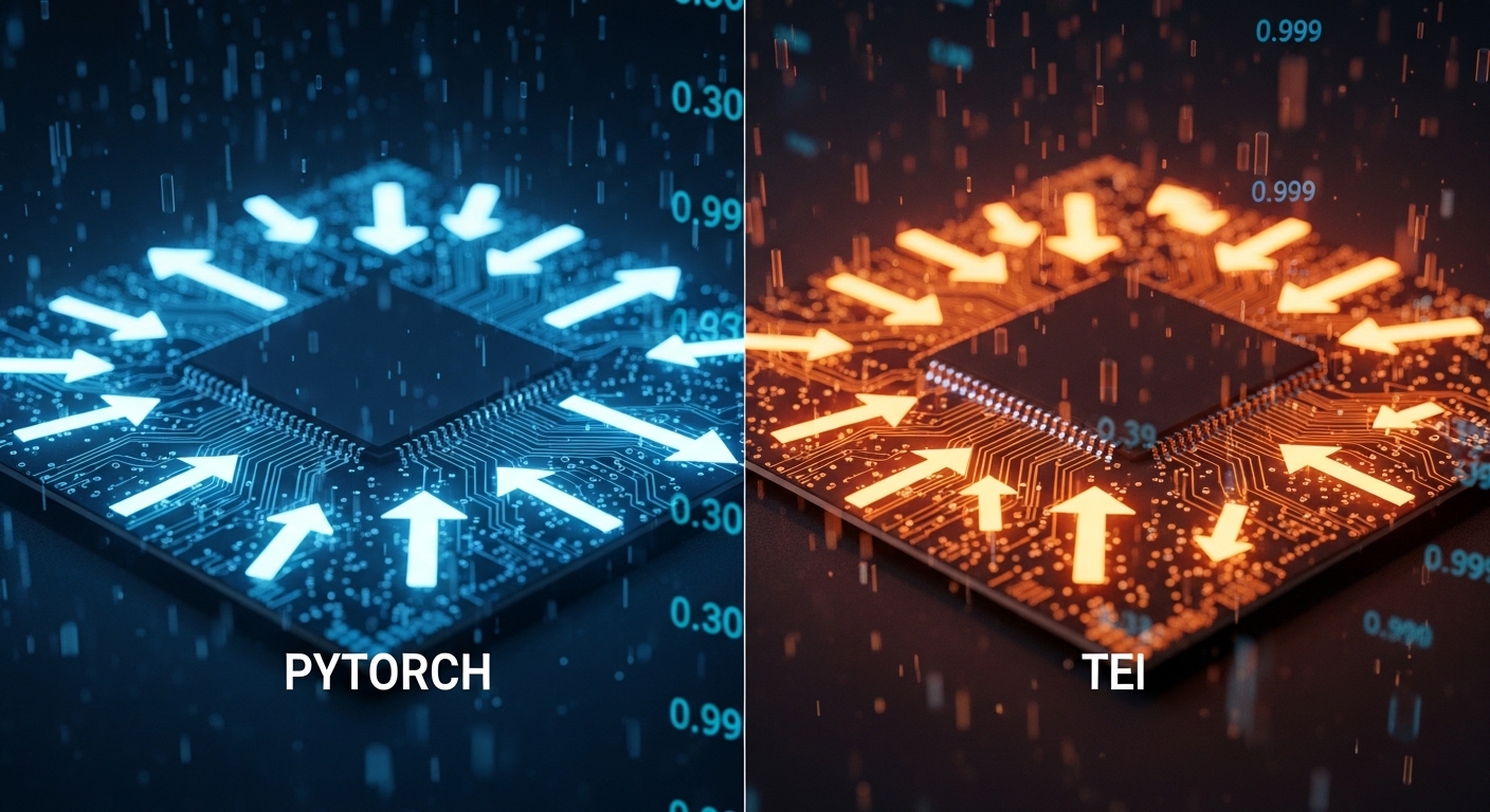 HuggingFace TEI Produces Fundamentally Different Embeddings Than PyTorch - And You Might Not Know It